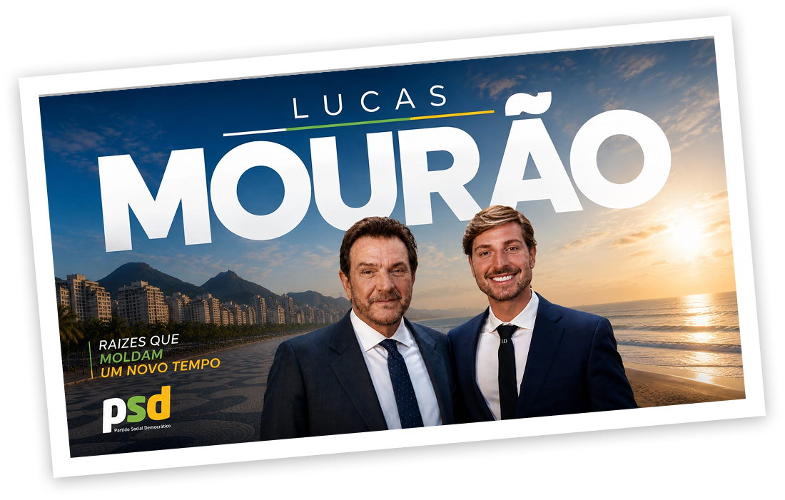 Lucas em encontro profissional